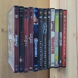 Marvel/ DC  13 dvd bundle
